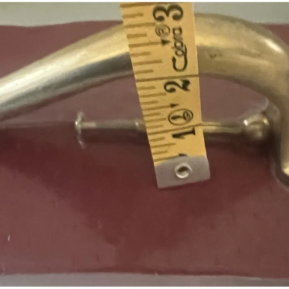 2 Vtg Brass Gainsborough Push Pull Door Handles  13